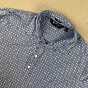 Men's Ralph Lauren Polo Golf Short Sleeve Size L Striped Stretch Lisle